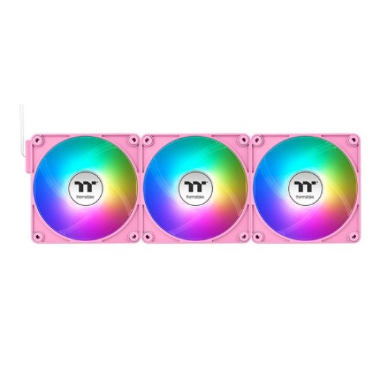 Thermaltake CL-F225-PL12PK-A système de refroidissement d'ordinateur Boitier PC Refroidisseur d'air 12 cm Rose 3 pièce(s) Thermaltake CL-F225-PL12PK-A système de refroidissement d'ordinateur Boitier PC Refroidisseur d'air 12 cm Rose 3 pièce(s)