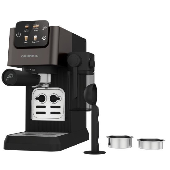 Grundig KSM 6430Delisia Coffee Yarı Otomatik Kapsüllü Süt Hazneli Espresso Makinesi Semi-automatique Machine à expresso 1,1 L