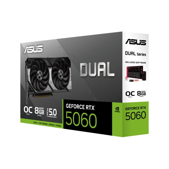 ASUS Dual -RTX5060-O8G NVIDIA GeForce RTX 5060 8 Go GDDR7 ASUS Dual -RTX5060-O8G NVIDIA GeForce RTX 5060 8 Go GDDR7