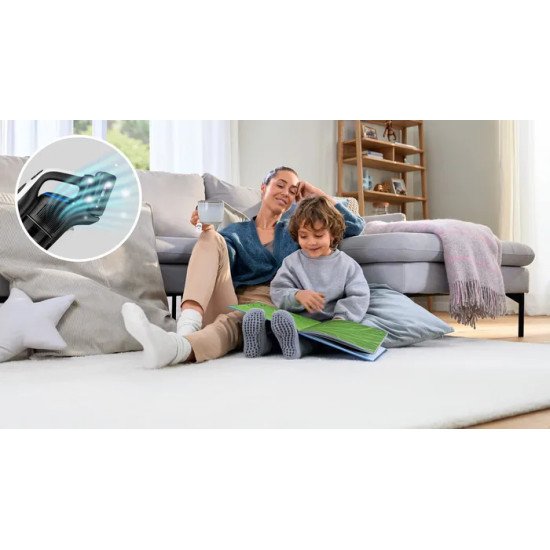 Bosch BCS1041WAC aspirateur balai et balai électrique Batterie Sec HEPA Sans sac 0,4 L 23,5 W Noir, Blanc 4 Ah Bosch BCS1041WAC aspirateur balai et balai électrique Batterie Sec HEPA Sans sac 0,4 L 23,5 W Noir, Blanc 4 Ah