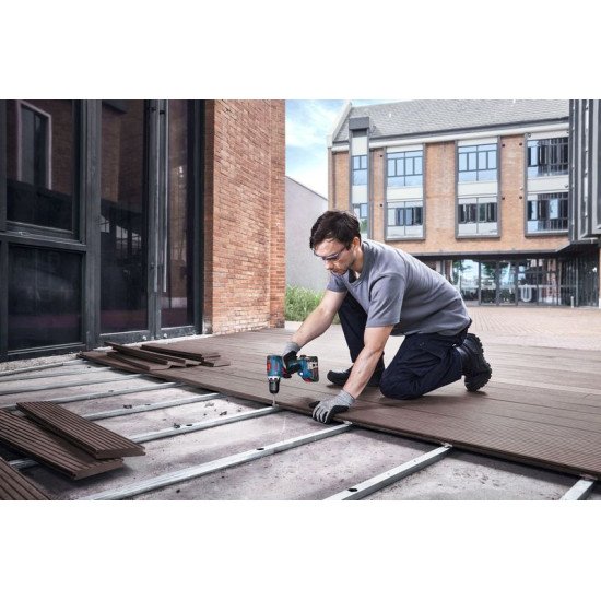 Bosch GSR 18V-65 2100 tr/min Clé 1,06 kg Noir, Bleu
