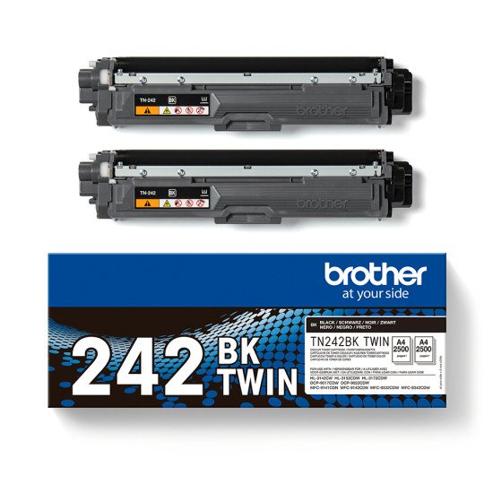 Brother TN-242BKTWIN Cartouche de toner 2 pièce(s) Original Noir