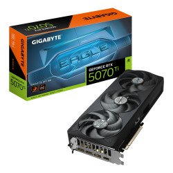 GIGABYTE GeForce RTX 5070 Ti EAGLE OC SFF 16G Carte Graphique - 16 Go GDDR7, 256 bits, PCI-E 5.0, 2542 MHz Core Clock, 3 x DP 2.1a, 1 x HDMI 2.1b, NVIDIA DLSS 4, GV-N507TEAGLE OC-16GD GIGABYTE GeForce RTX 5070 Ti EAGLE OC SFF 16G Carte Graphique - 16 Go GDDR7, 256 bits, PCI-E 5.0, 2542 MHz Core Clock, 3 x DP 2.1a, 1 x HDMI 2.1b, NVIDIA DLSS 4, GV-N507TEAGLE OC-16GD