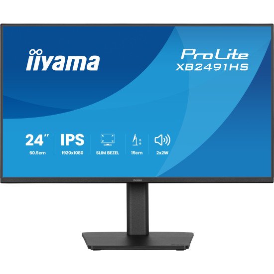iiyama ProLite XB2491HS-B1 écran PC 60,5 cm (23.8") 1920 x 1080 pixels Full HD LCD Noir