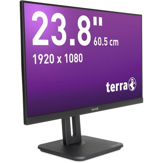 TERRA 3030238 écran PC 60,5 cm (23.8") 1920 x 1080 pixels Full HD LED Noir
