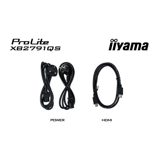 iiyama ProLite XB2791QS-B1 écran PC 68,6 cm (27") 2560 x 1440 pixels Quad HD LED Noir