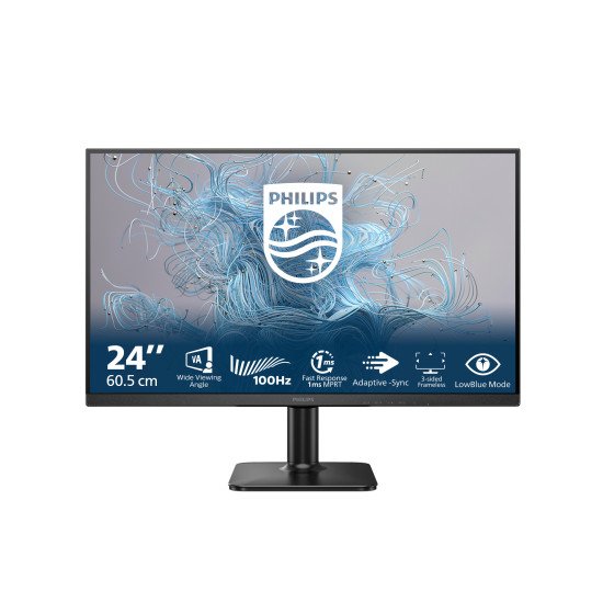 Philips 1000 series 24E2N1100LB/00 écran PC 60,5 cm (23.8") 1920 x 1080 pixels Full HD LCD Noir Philips 1000 series 24E2N1100LB/00 écran PC 60,5 cm (23.8") 1920 x 1080 pixels Full HD LCD Noir