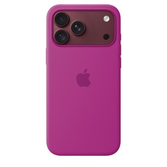 Apple Coque en silicone avec MagSafe pour iPhone 18 Pro Max - Magenta