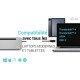 i-tec USB-C Metal Ergonomic 3x 4K Display Docking Station with Power Delivery 100 W + Universal Charger 100 W