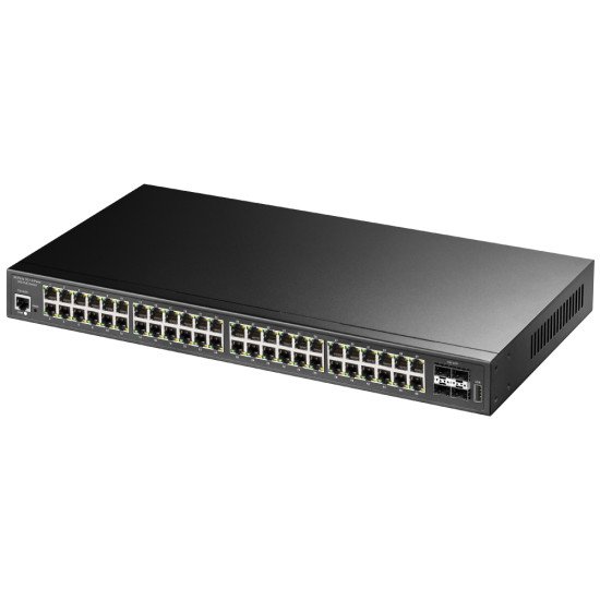 Cudy GS2048PS4 Géré L2 Gigabit Ethernet (10/100/1000) Connexion Ethernet POE Noir