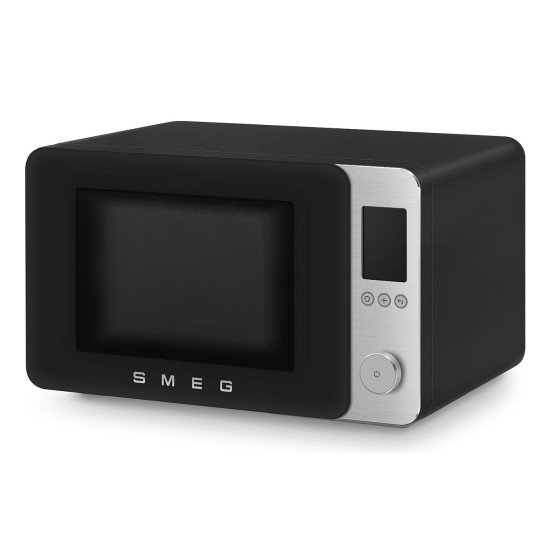 Smeg MOC02BLMEU micro-onde Noir Micro-onde combiné Comptoir 27 L 1450 W