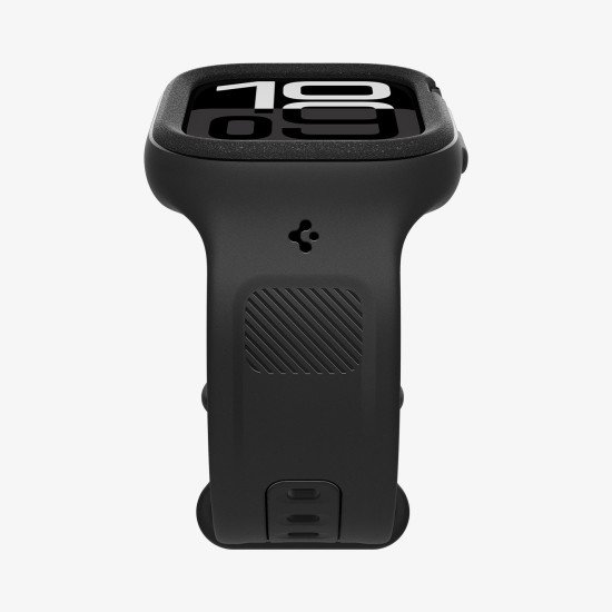 Spigen Vault Pro Boîtier + bracelet Noir Acier inoxydable, Polyuréthane thermoplastique (TPU)
