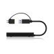 ICY BOX IB-SPL1029AC câble vidéo et adaptateur 2 x HDMI Noir ICY BOX IB-SPL1029AC câble vidéo et adaptateur 2 x HDMI Noir