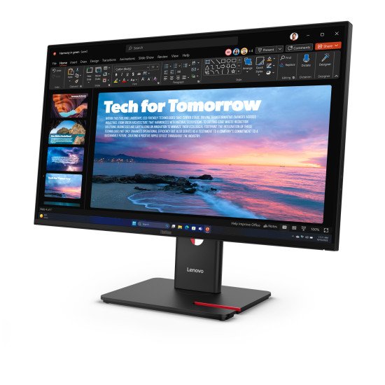 Lenovo ThinkVision T27QD-40 LED display 68,6 cm (27") 2560 x 1440 pixels Wide Quad HD Noir