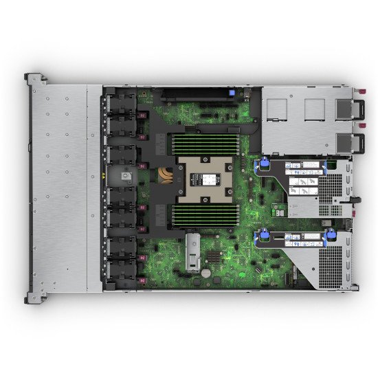 HPE Serveur ProLiant DL325 Gen11 9115 3,2 GHz 16 cœurs 1 processeur 2x32Go-R 8 Disques petit facteur de forme MR408i-o Baie SSD 2x480GB Module alim 2x1000W EU HPE Serveur ProLiant DL325 Gen11 9115 3,2 GHz 16 cœurs 1 processeur 2x32Go-R 8 Disques petit facteur de forme MR408i-o Baie SSD 2x480GB Module alim 2x1000W EU