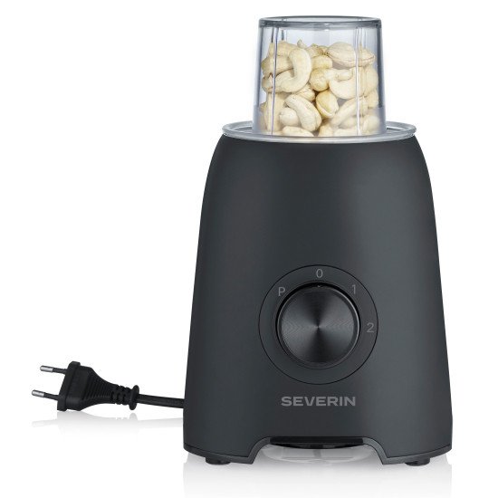 Severin SM 3724 blender 1,5 L Mélangeur de table 600 W Noir, Transparent