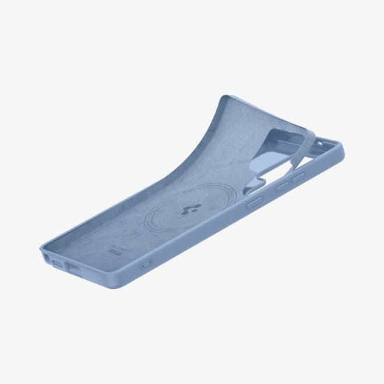 Spigen Silicone Fit (MagFit) coque de protection pour téléphones portables 17,5 cm (6.9") Housse Bleu Spigen Silicone Fit (MagFit) coque de protection pour téléphones portables 17,5 cm (6.9") Housse Bleu