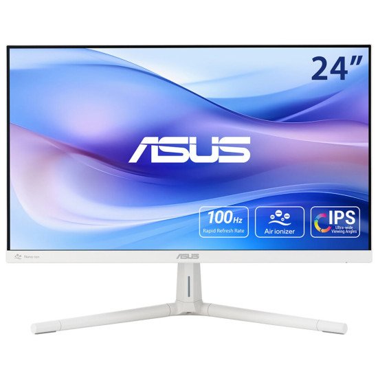 ASUS VU249HFI-W écran PC 60,5 cm (23.8") 1920 x 1080 pixels Full HD LCD Blanc
