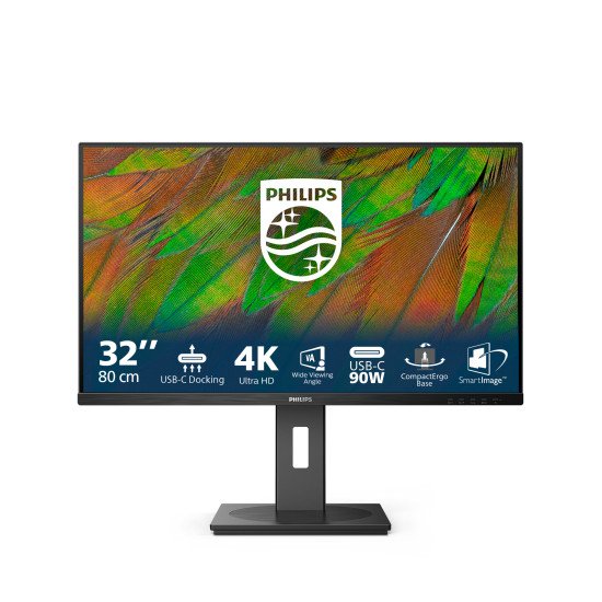Philips 3000 series 32B1U3900/00 écran PC 80 cm (31.5") 3840 x 2160 pixels 4K Ultra HD LCD Noir Philips 3000 series 32B1U3900/00 écran PC 80 cm (31.5") 3840 x 2160 pixels 4K Ultra HD LCD Noir