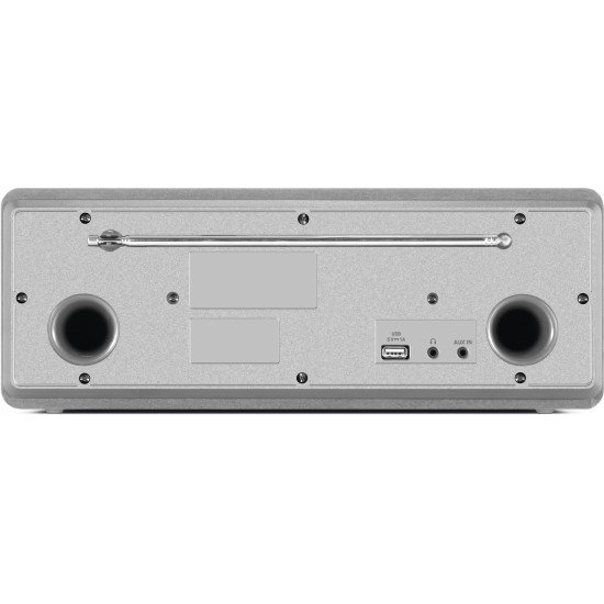 TechniSat DIGITRADIO 372 CD IR Internet Analogique et numérique Anthracite, Argent