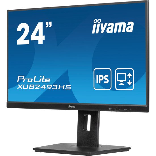 iiyama ProLite XUB2493HS-B6 écran PC 60,5 cm (23.8") 1920 x 1080 pixels Full HD LED Noir