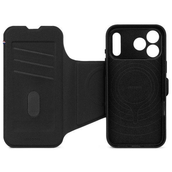 Decoded D26IPO17PDW3TSPK coque de protection pour téléphones portables 16 cm (6.3") Étui avec portefeuille Noir
