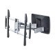 StarTech.com Support Mural Articulé Robuste pour Téléviseur à Écran Plat jusqu'à 100" et 85kg, VESA 800x500, Support à Profil Bas, Conforme TAA