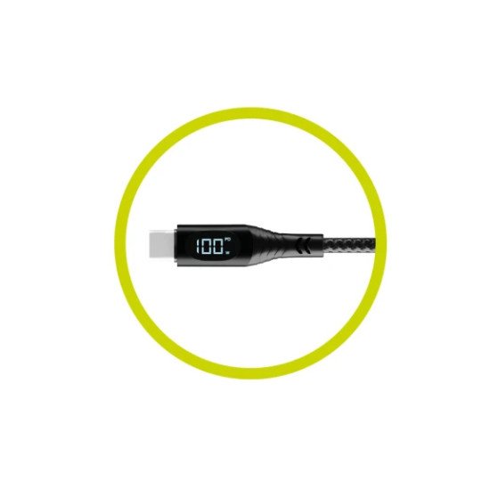 Mobile Origin MO-100WDC-CB2 câble USB USB 2.0 1,5 m USB C 0,48 Gbit/s 100 W Noir