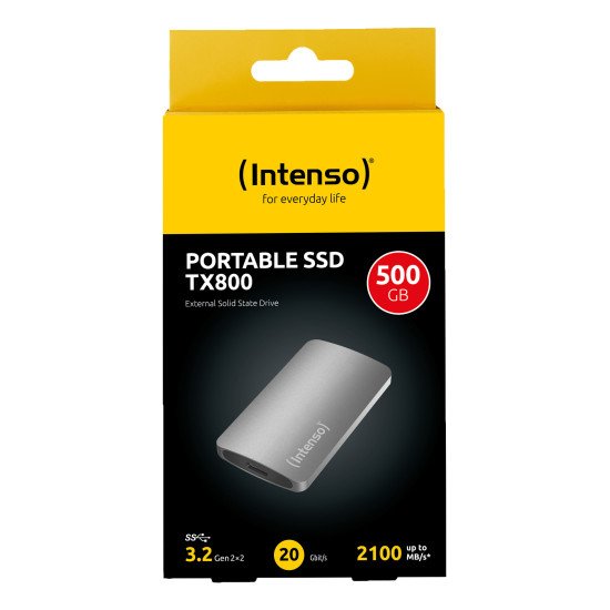 Intenso TX800 500 Go USB Type-C USB 3.2 Gen 2x2 Anthracite Intenso TX800 500 Go USB Type-C USB 3.2 Gen 2x2 Anthracite