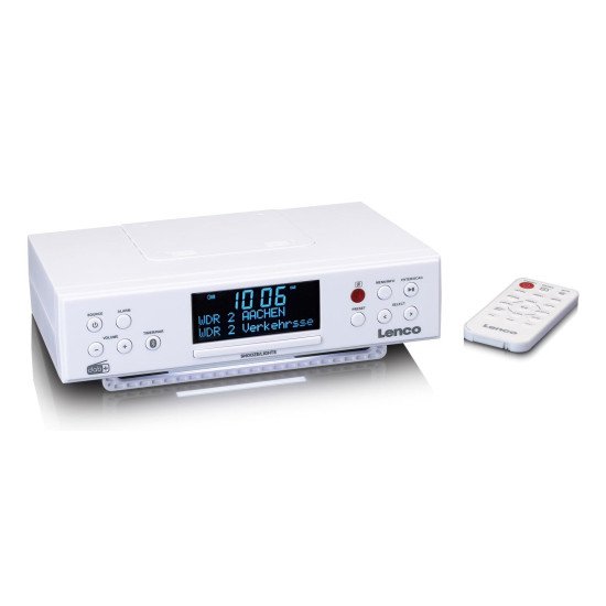 Lenco KCR-190 Cuisine Analogique et numérique Blanc Lenco KCR-190 Cuisine Analogique et numérique Blanc