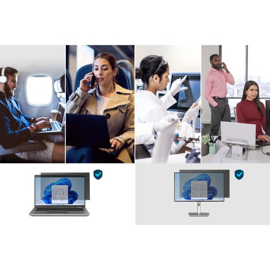 Kensington Filtre de confidentialité amovible 2 directions pour écran incurvé 34” 21:9 C3422WE de Dell