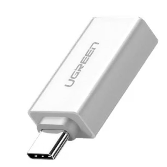 Ugreen 30155 changeur de genre de câble USB-A USB-C Blanc