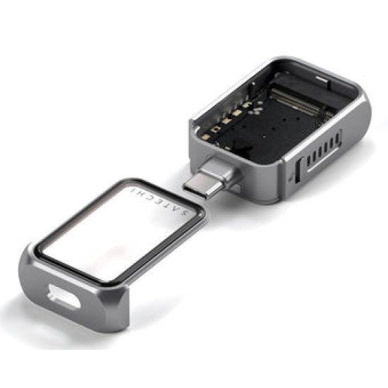 Satechi ST-E2230M Boîtier de disques de stockage Enceinte ssd Gris M.2