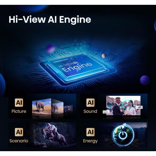 Hisense 65U7Q 165,1 cm (65") 4K Ultra HD Smart TV Wifi Noir 500 cd/m²