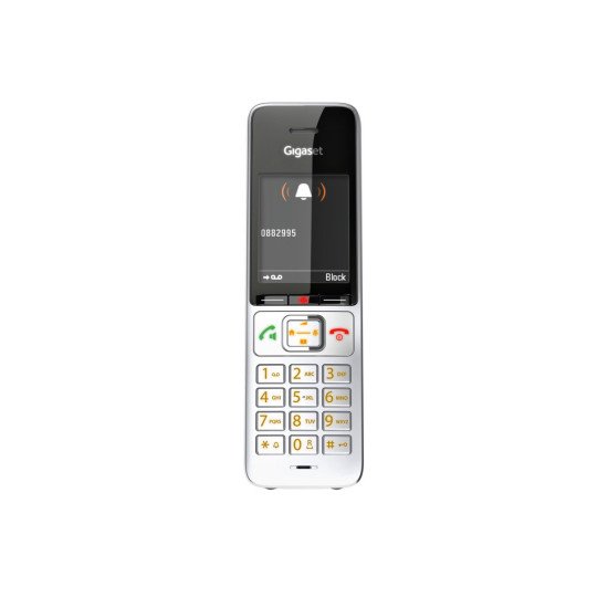 Gigaset COMFORT 500A duo Téléphone analog/dect Identification de l'appelant Noir, Argent