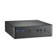 Shuttle XPC Nano PC NC40U5, Intel Core i5-1235U, 1x HDMI, 1x DP,1xUSB-C/DP, 6x USB3.2, 1x 2.5" bay, 2x M.2, 1x LAN, RAID, fonctionnement permanent 24/7, attaches VESA