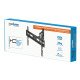 Manhattan Support mural pour TV/moniteurs (Bras articulé), écrans 32"–65", Compatibilité VESA : de 100x100 à 600x400 mm (vérifiez les dimensions des quatre trous de fixation à l'arrière), charge max. 35 kg, noir, garantie à vie