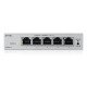 Zyxel GS1200-5V3 Géré L2 Gigabit Ethernet (10/100/1000) Bureau Gris