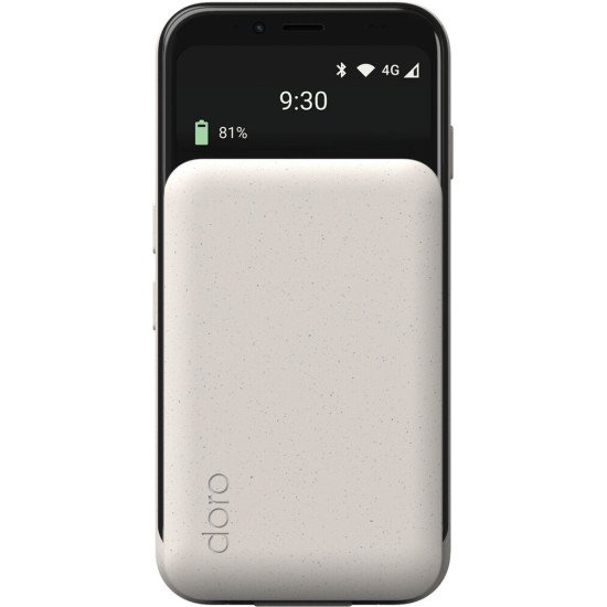 Doro Aurora A20 11,4 cm (4.5") Double SIM Android 14 4G USB Type-C 4 Go 64 Go 3000 mAh Noir, Blanc