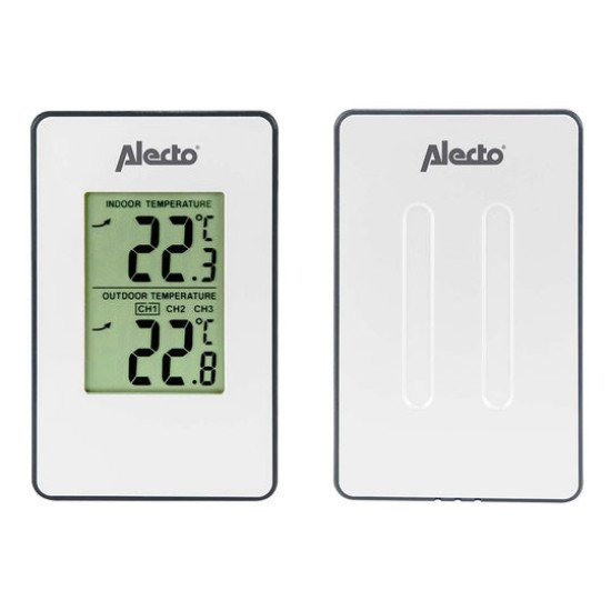 Alecto WS-1050 station météo numérique Blanc LCD Batterie