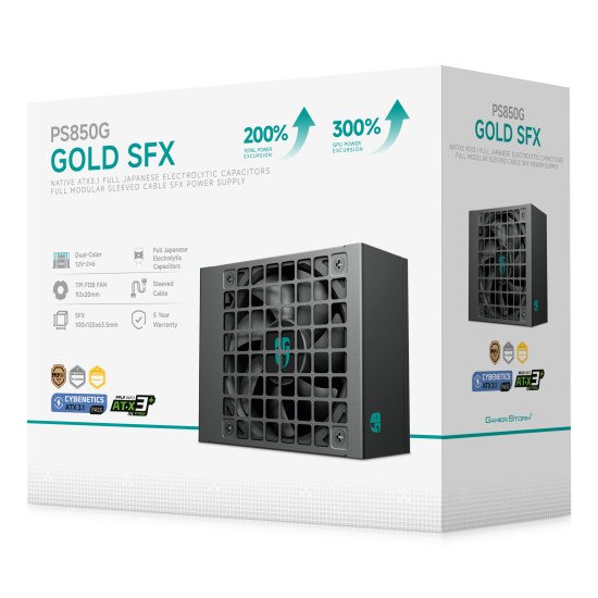 DeepCool PS850G unité d'alimentation d'énergie 850 W 20+4 pin ATX ATX Noir