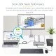 StarTech.com Station d'Accueil USB4, USB-C 40Gbps, Double Vidéo HDMI, Jusqu'à 2x 4K 60Hz 4:4:4 (RGB) ou 2x 4K 120Hz 4:2:2, Dock Multi-Moniteur, 6x USB, 2.5GbE, 100W PD StarTech.com Station d'Accueil USB4, USB-C 40Gbps, Double Vidéo HDMI, Jusqu'à 2x 4K 60Hz 4:4:4 (RGB) ou 2x 4K 120Hz 4:2:2, Dock Multi-Moniteur, 6x USB, 2.5GbE, 100W PD