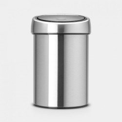 Brabantia TOUCH BIN 3 L Rond Acier Brabantia TOUCH BIN 3 L Rond Acier