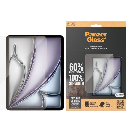 PanzerGlass ® Screen Protector iPad Air 11'' (2024-2025) | iPad 10.9'' (2022) | iPad 11'' (2025) | Ultra-Wide Fit Protection d'écran transparent Apple 1 pièce(s) PanzerGlass ® Screen Protector iPad Air 11'' (2024-2025) | iPad 10.9'' (2022) | iPad 11'' (2025) | Ultra-Wide Fit Protection d'écran transparent Apple 1 pièce(s)