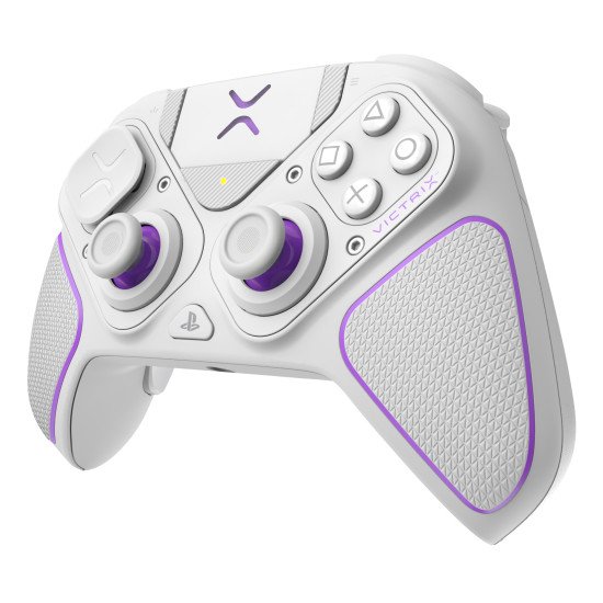 PDP 052-002-WH accessoire de jeux vidéo Violet, Blanc RF/USB Manette de jeu Analogique/Numérique PC, PlayStation 4, PlayStation 5