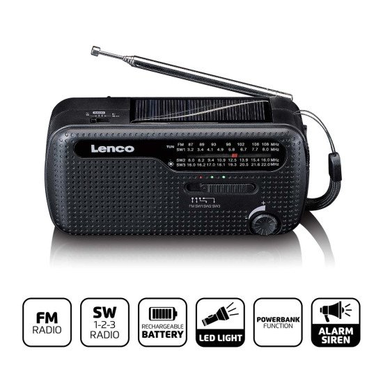 Lenco MCR-113BK Radio portable Noir