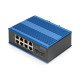 Digitus Commutateur industriel 8 + 2 ports Gigabit Ethernet PoE