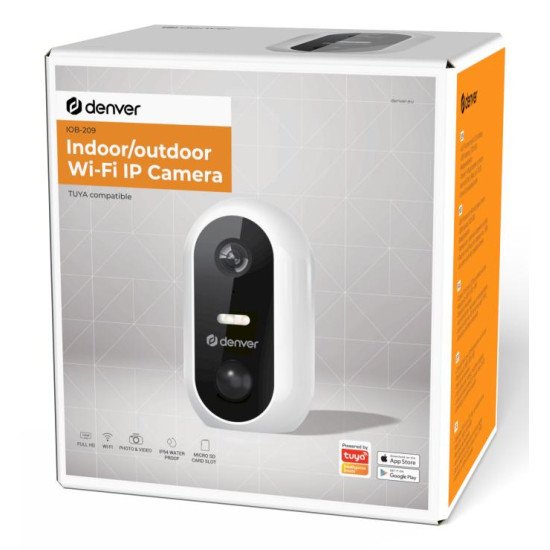 Denver IOB-209 caméra de sécurité Dôme Caméra de sécurité IP Intérieure et extérieure 1920 x 1080 pixels Mur