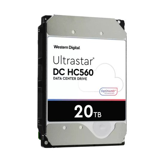 Western Digital Ultrastar DC HC560 disque dur 20 To 7200 tr/min 512 Mo 3.5" SAS / Serial ATA II