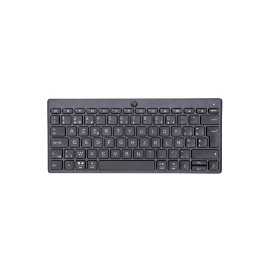 HP 350 Compact Multi-Device Bluetooth Keyboard clavier Maison AZERTY Belge Noir